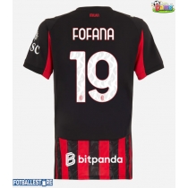 AC Milan Youssouf Fofana #19 Hjemmedrakt Dame 2025-26 Kortermet